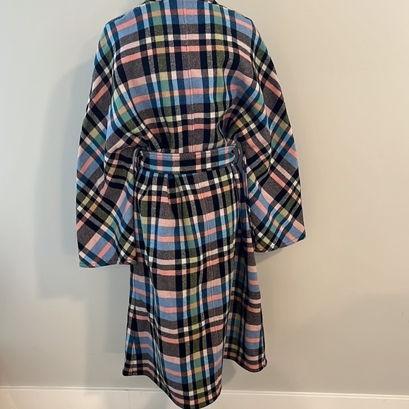 Stine Goya Fernanda Check MIDI Wool Coat Jacket - Picture 4 of 11